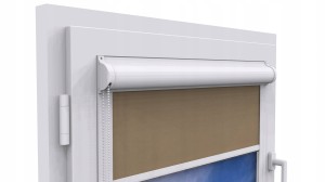 Roleta w kasecie PCV | Półzaciemniająca | Okienna | Wewnętrzna - zaciemnienie 50%, prowadnice do wyboru, różne kolory, na wskazany wymiar | Gotowy do montażu zestaw