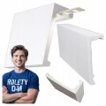 Maskownica karnisza 15 cm biała – listwa maskująca z polistyrenu pod LED | 100 / 150 / 200 / 250 cm