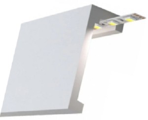 Maskownica karnisza 15 cm biała – listwa maskująca z polistyrenu pod LED | 100 / 150 / 200 / 250 cm